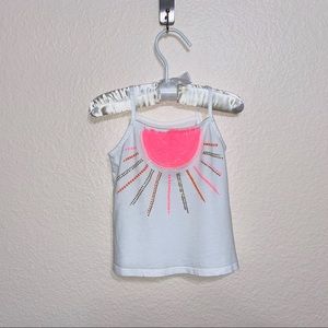 Egg by Susan Lazar Sunburst tank top.